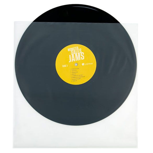 100 Frosted Inner Album Sleeves 12 1/16" x 12" + 1/8" Lip